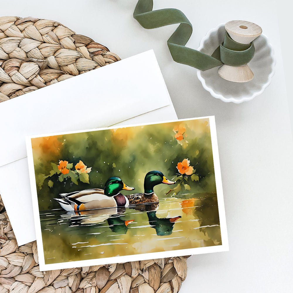 Mallard Greeting Cards Pack of 8 Image 2