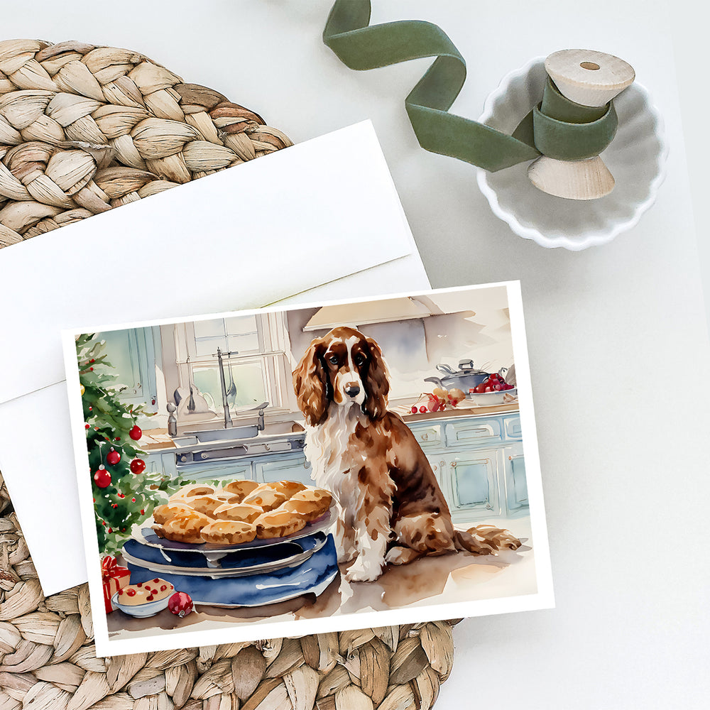Cocker Spaniel Christmas Cookies Greeting Cards Pack of 8 Image 2