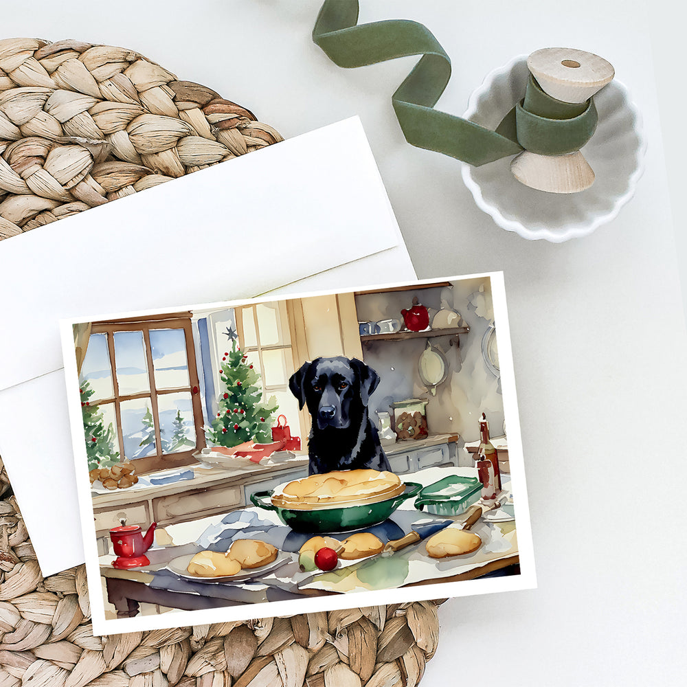 Labrador Retriever Christmas Cookies Greeting Cards Pack of 8 Image 2