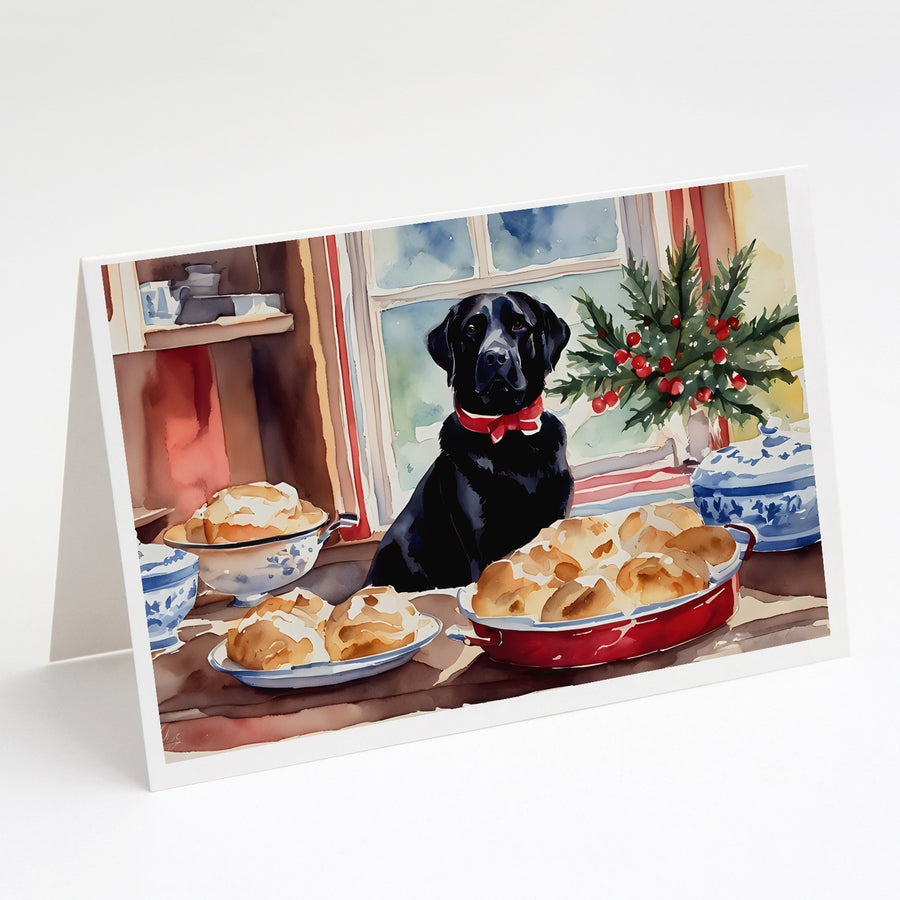 Labrador Retriever Christmas Cookies Greeting Cards Pack of 8 Image 1