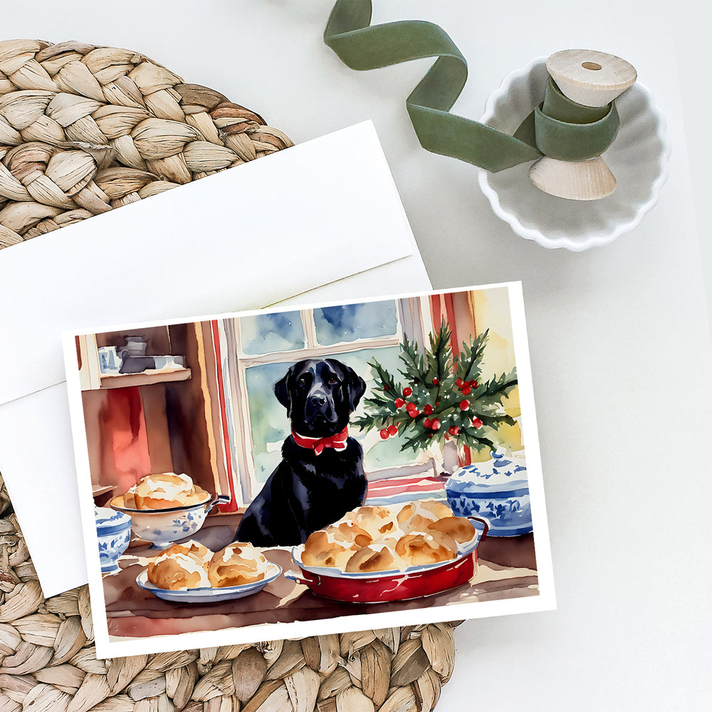 Labrador Retriever Christmas Cookies Greeting Cards Pack of 8 Image 2