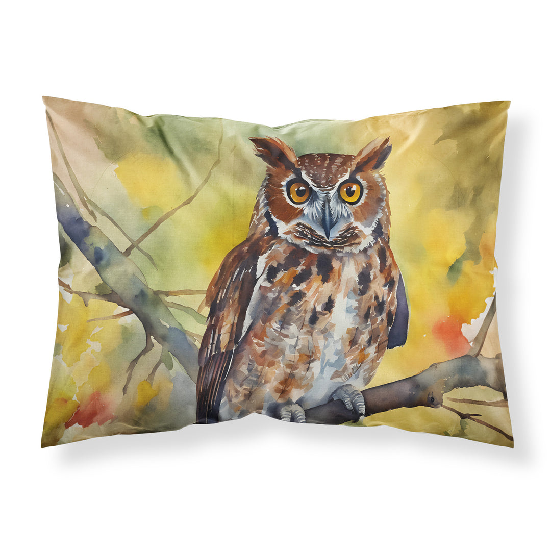 Eastern Screech Owl Standard Pillowcase Image 1