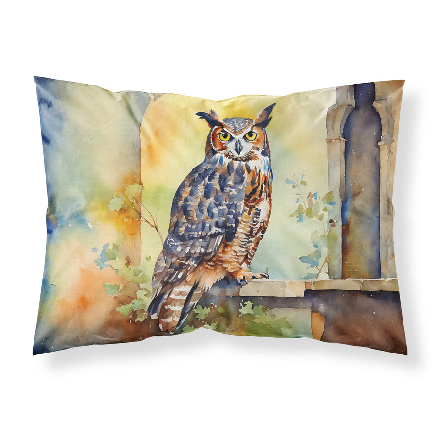 Great Horned Owl Standard Pillowcase Image 1