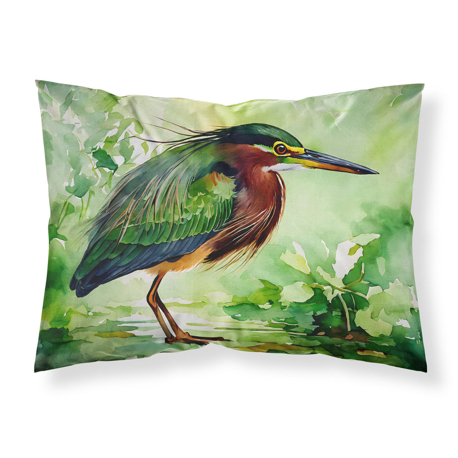 Green Heron Standard Pillowcase Image 1