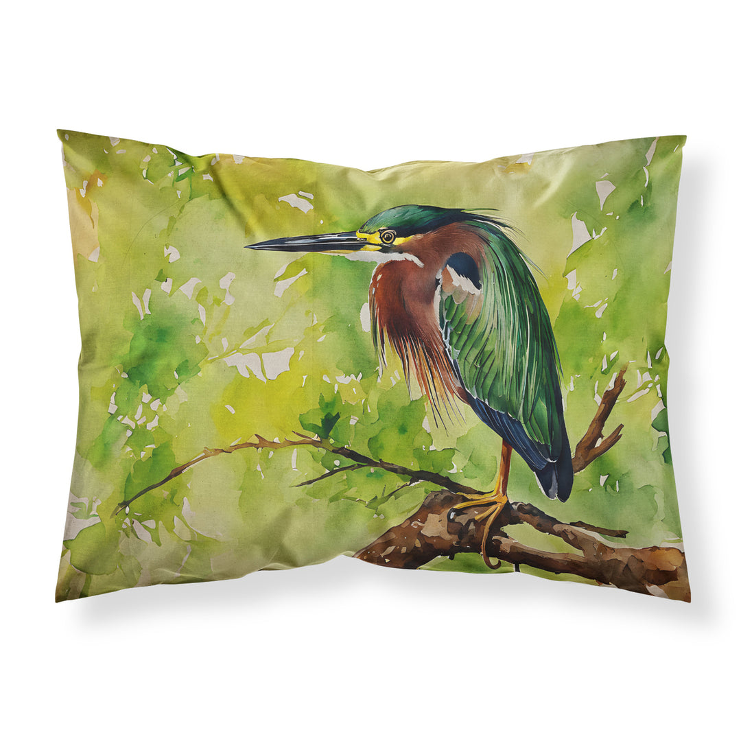 Green Heron Standard Pillowcase Image 1