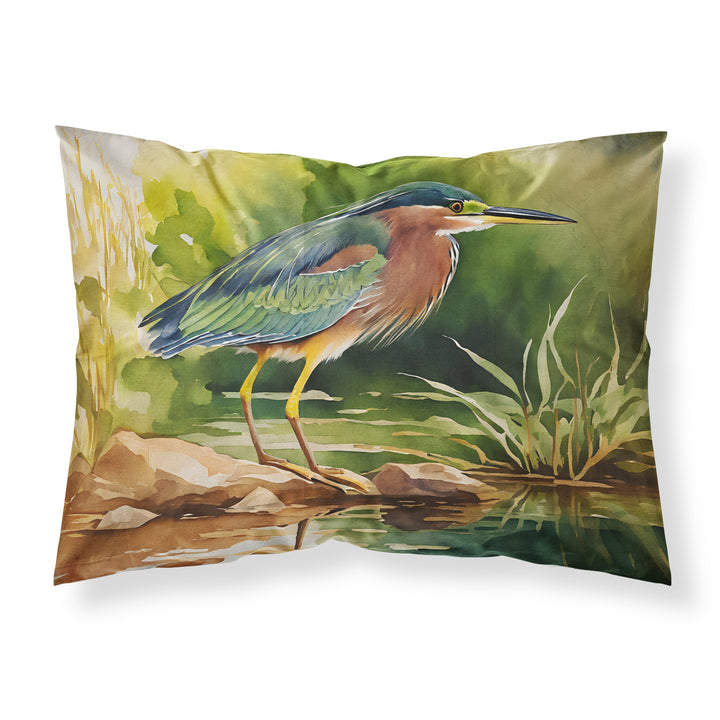 Green Heron Standard Pillowcase Image 1