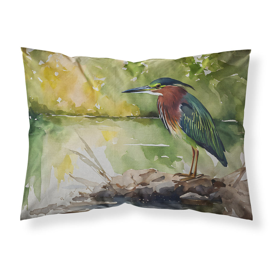 Green Heron Standard Pillowcase Image 1