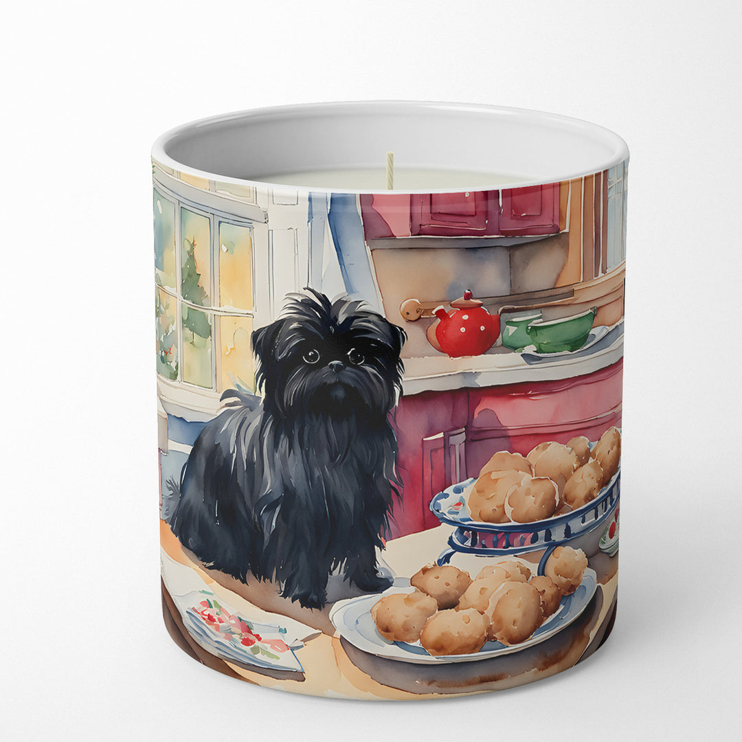 Affenpinscher Christmas Cookies Decorative Soy Candle Image 1