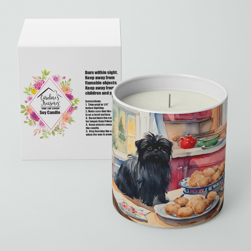 Affenpinscher Christmas Cookies Decorative Soy Candle Image 2