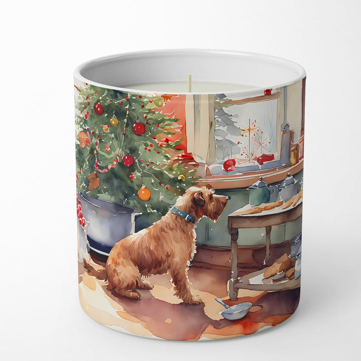 Airedale Terrier Christmas Cookies Decorative Soy Candle Image 1