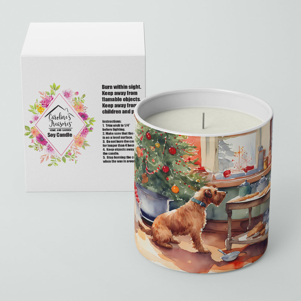 Airedale Terrier Christmas Cookies Decorative Soy Candle Image 2