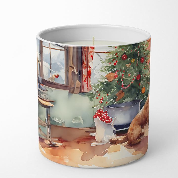 Airedale Terrier Christmas Cookies Decorative Soy Candle Image 3