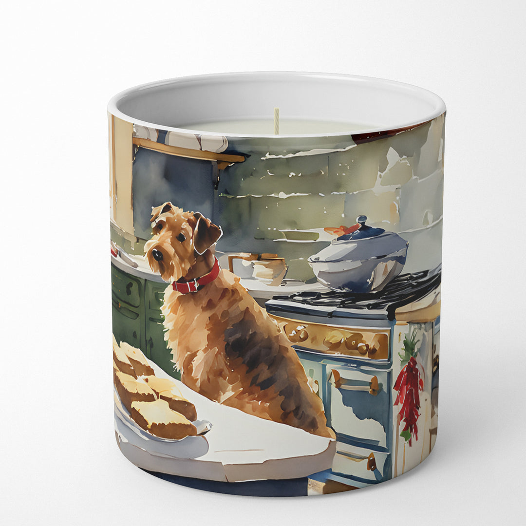 Airedale Terrier Christmas Cookies Decorative Soy Candle Image 5