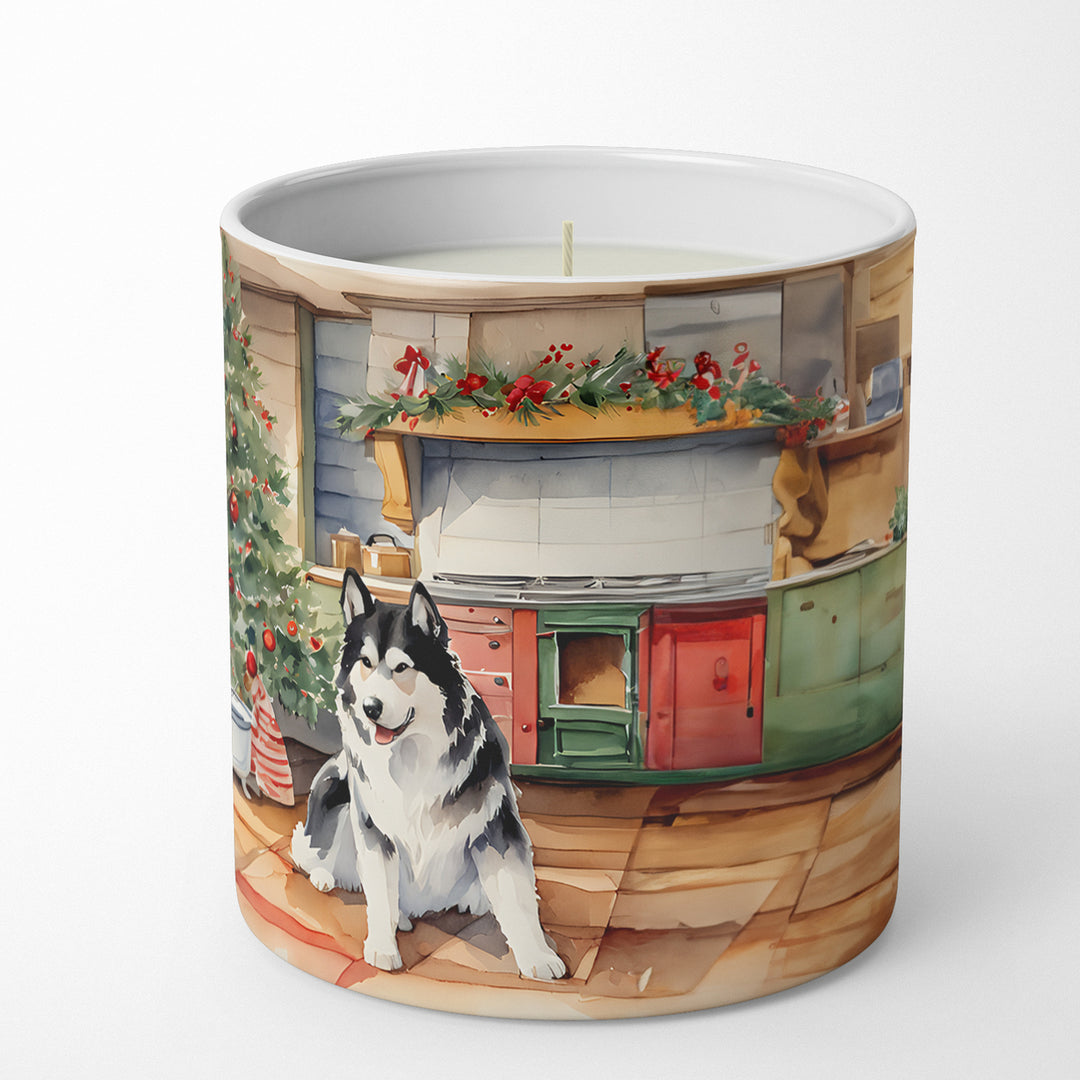 Alaskan Malamute Christmas Cookies Decorative Soy Candle Image 5