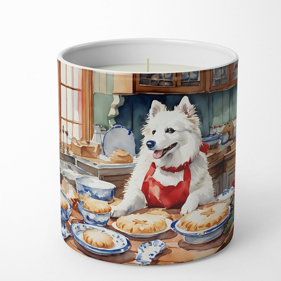 American Eskimo Christmas Cookies Decorative Soy Candle Image 1