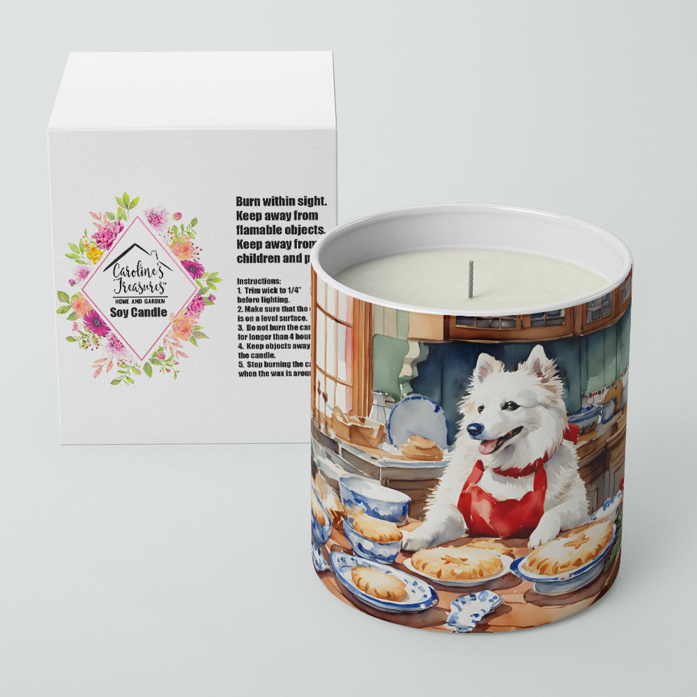 American Eskimo Christmas Cookies Decorative Soy Candle Image 2