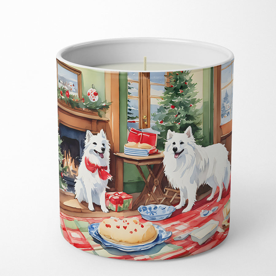 American Eskimo Christmas Cookies Decorative Soy Candle Image 1