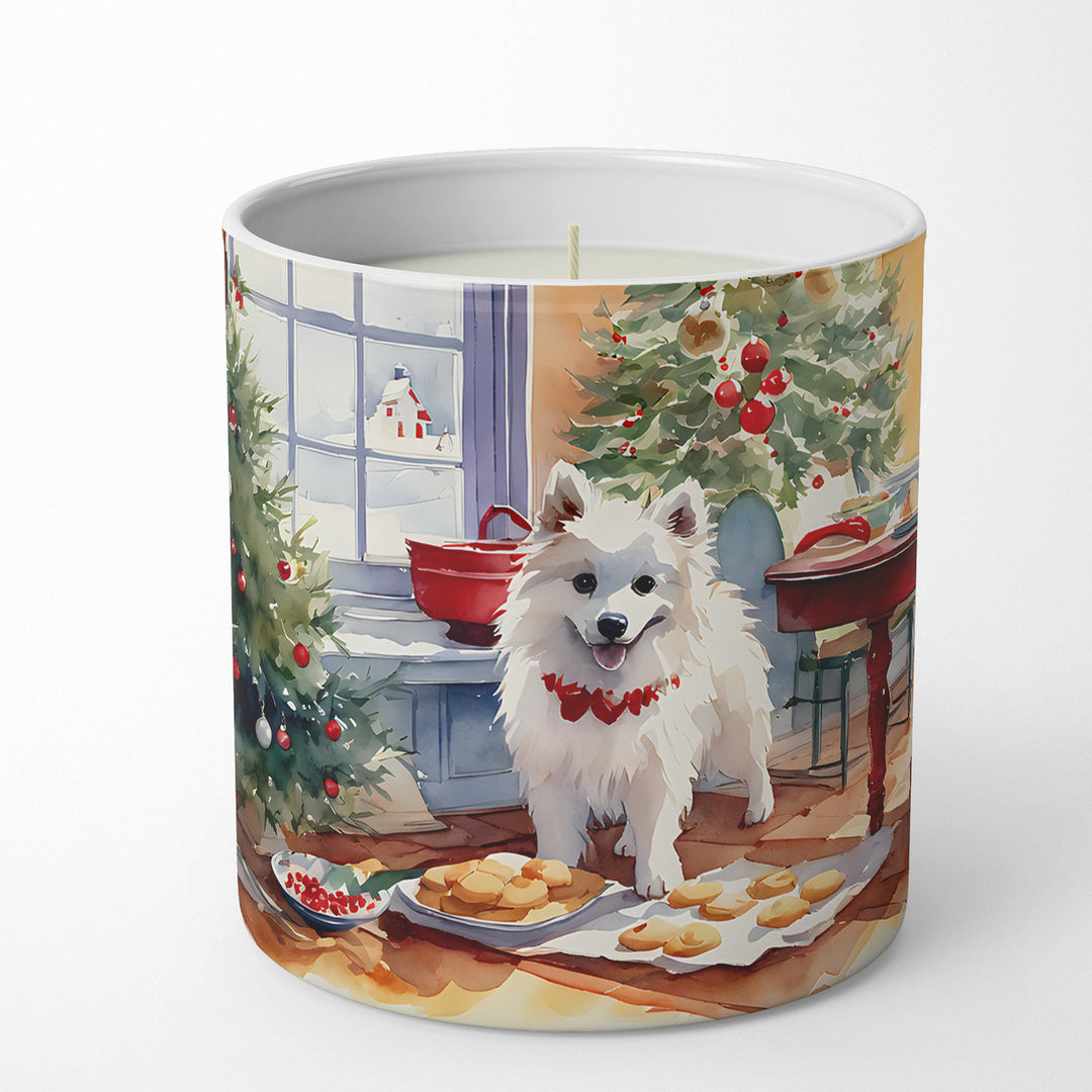 American Eskimo Christmas Cookies Decorative Soy Candle Image 1