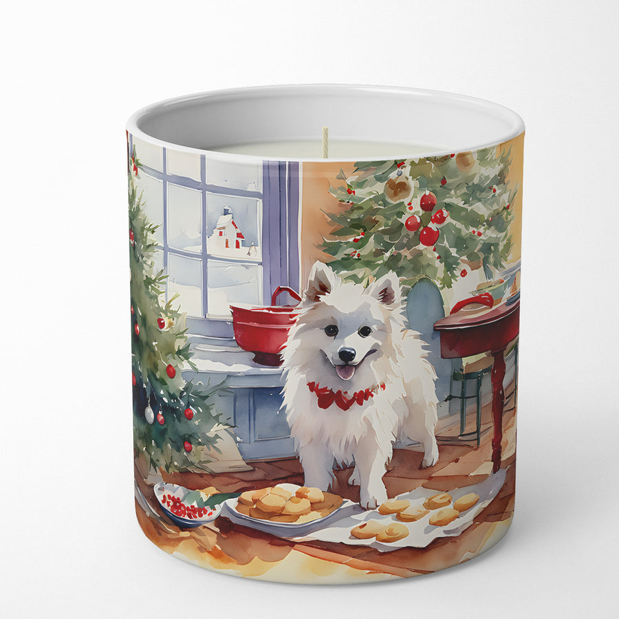 American Eskimo Christmas Cookies Decorative Soy Candle Image 1