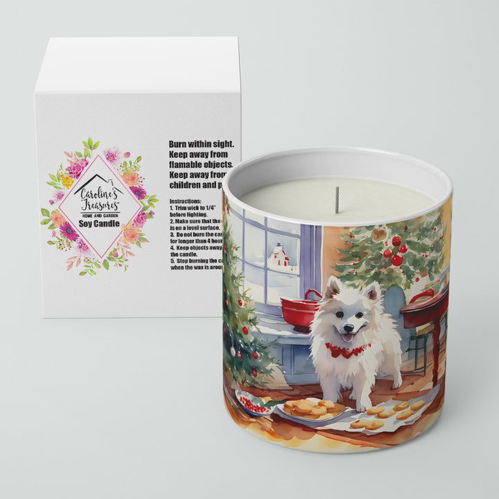 American Eskimo Christmas Cookies Decorative Soy Candle Image 2