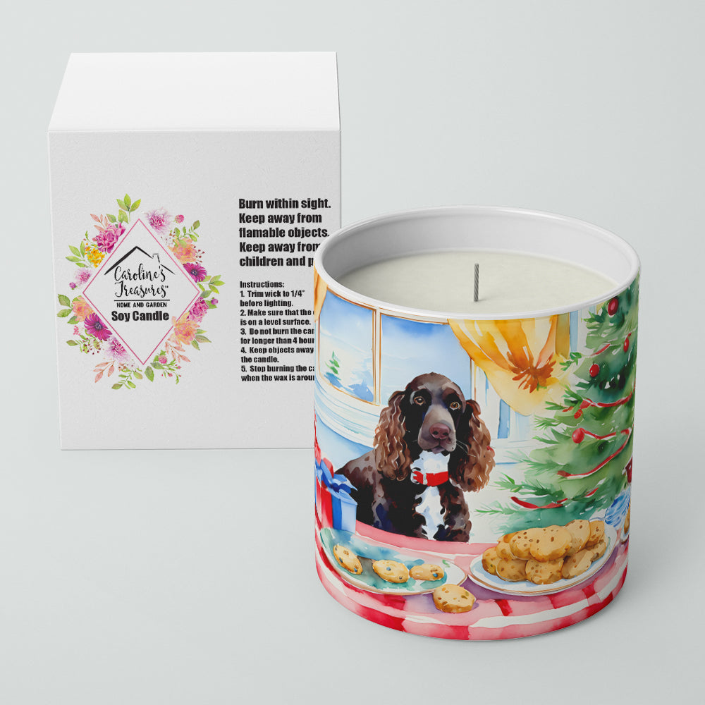 American Water Spaniel Christmas Cookies Decorative Soy Candle Image 2