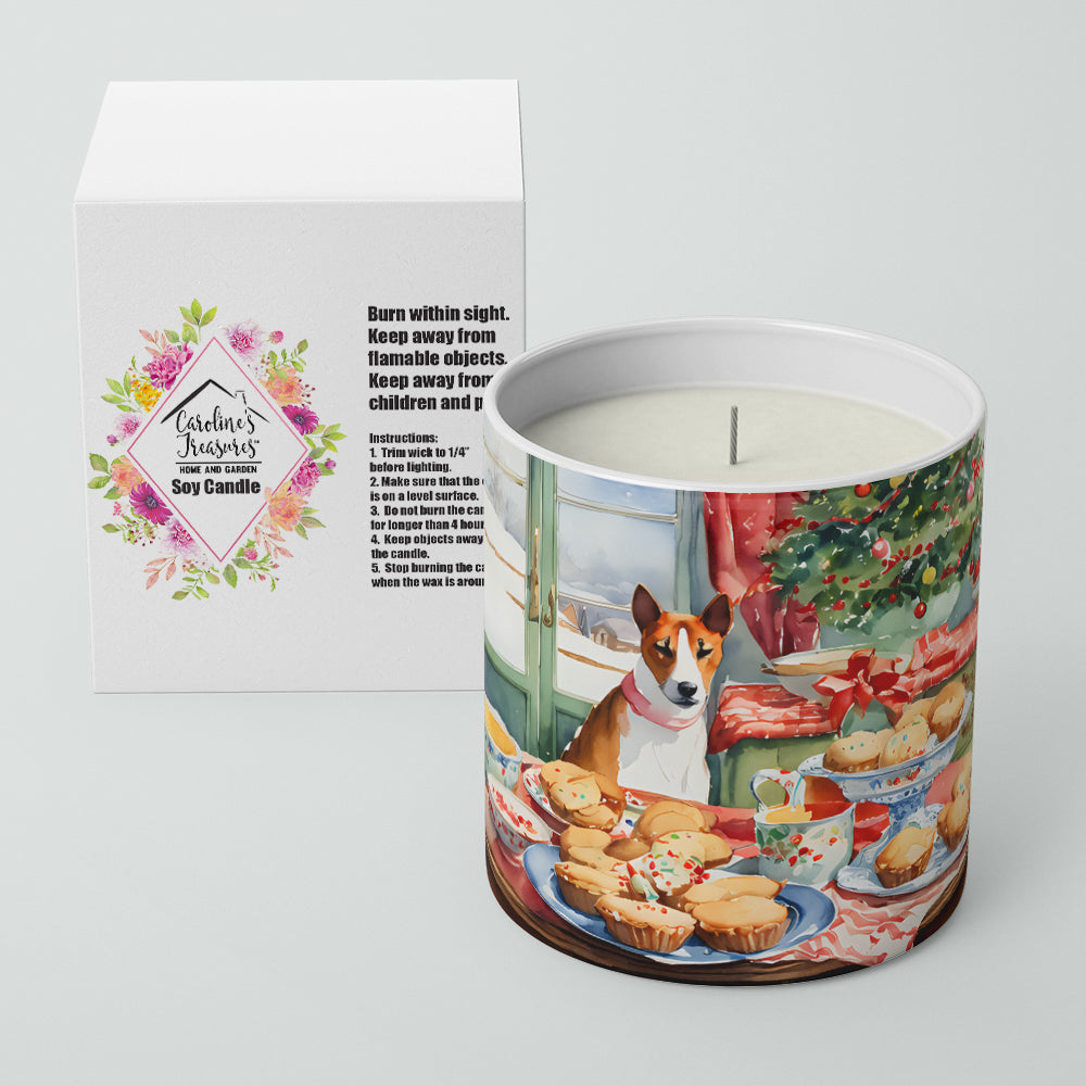 Basenji Christmas Cookies Decorative Soy Candle Image 2