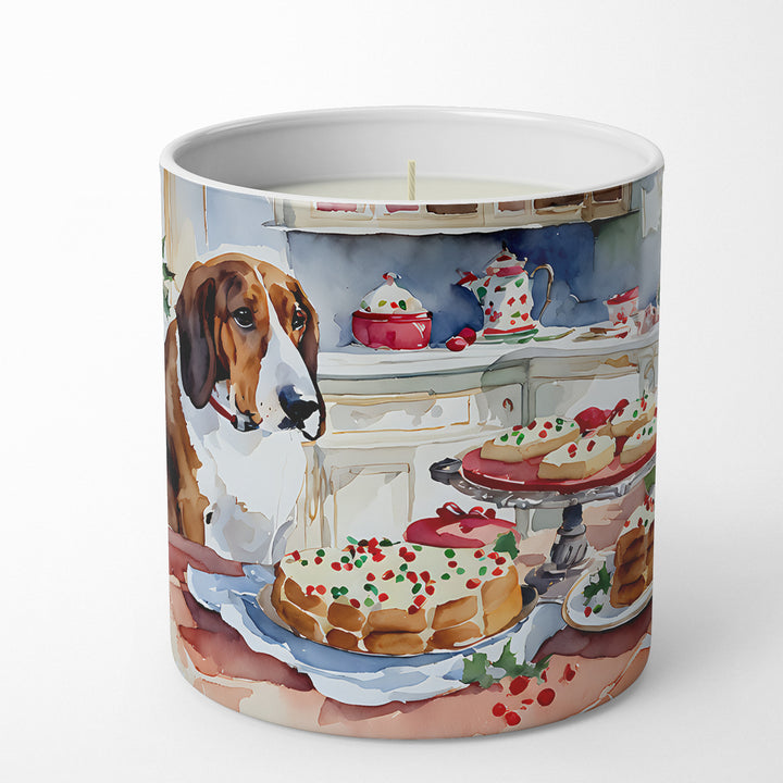 Basset Hound Christmas Cookies Decorative Soy Candle Image 1