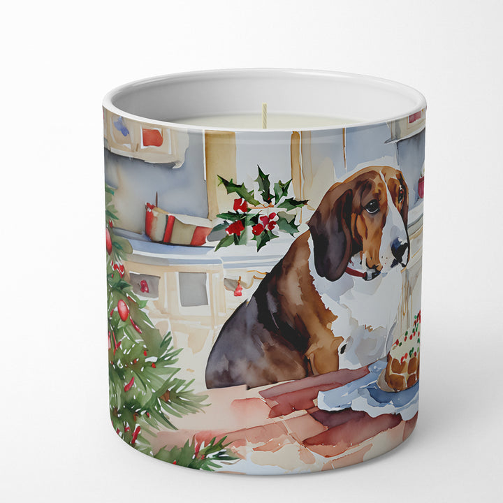 Basset Hound Christmas Cookies Decorative Soy Candle Image 3