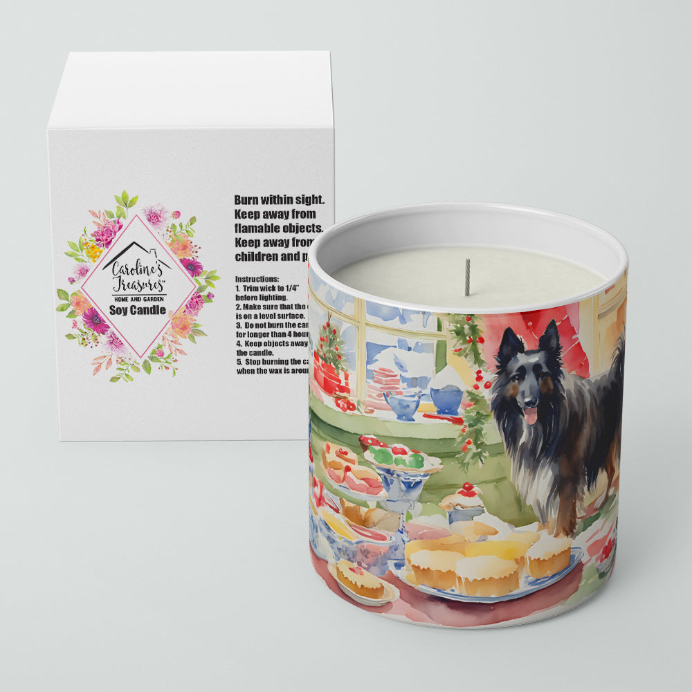 Belgian Sheepdog Christmas Cookies Decorative Soy Candle Image 2