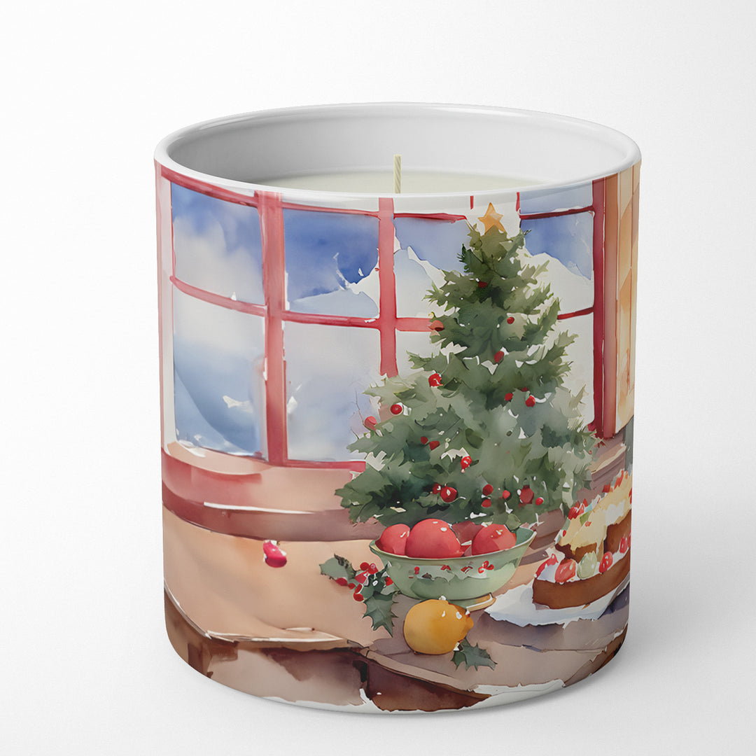 Bernese Mountain Dog Christmas Cookies Decorative Soy Candle Image 3