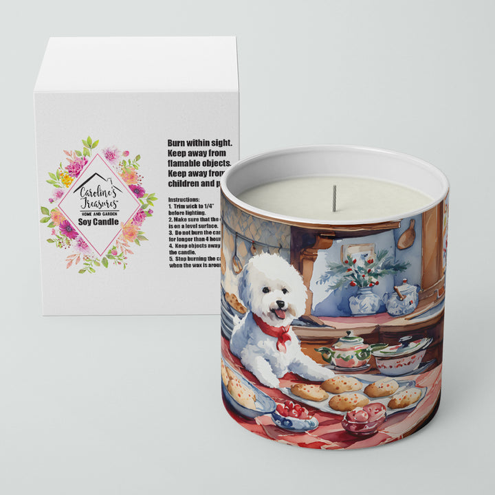 Bichon Frise Christmas Cookies Decorative Soy Candle Image 2