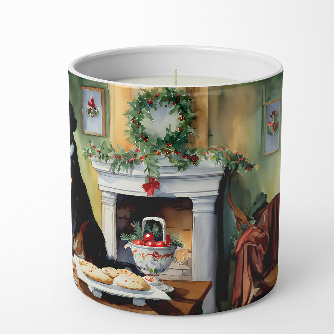 Bernese Mountain Dog Christmas Cookies Decorative Soy Candle Image 5