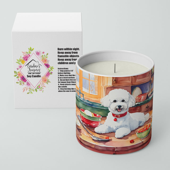 Bichon Frise Christmas Cookies Decorative Soy Candle Image 2