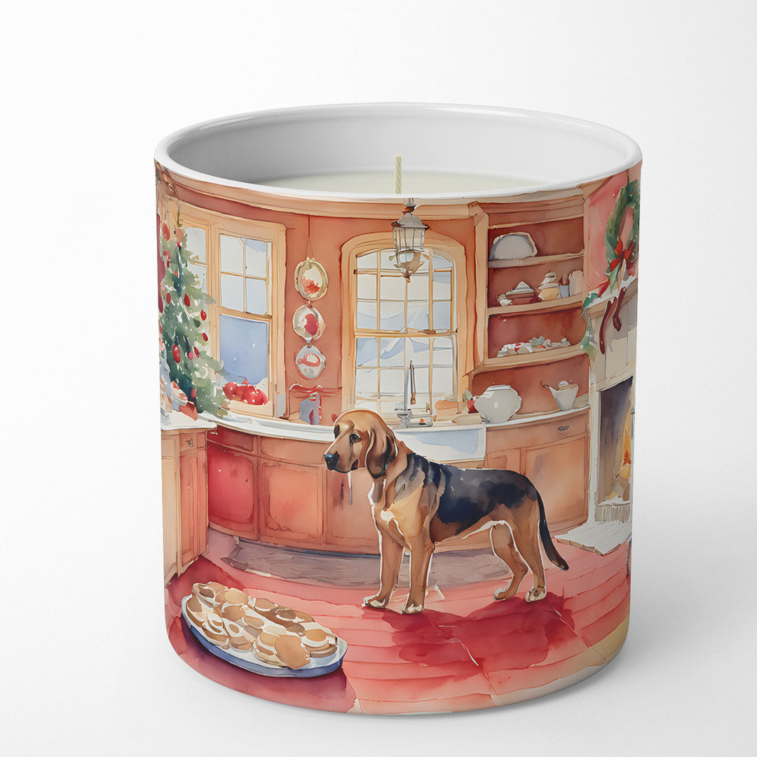 Bloodhound Christmas Cookies Decorative Soy Candle Image 1