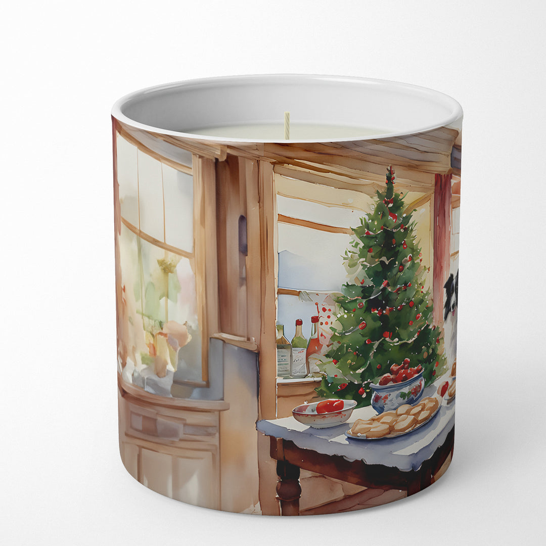 Border Collie Christmas Cookies Decorative Soy Candle Image 3