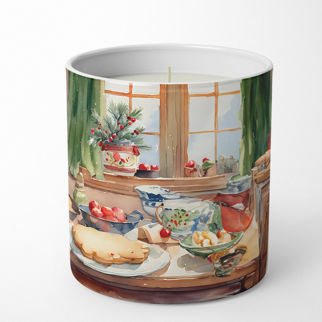 Border Collie Christmas Cookies Decorative Soy Candle Image 5