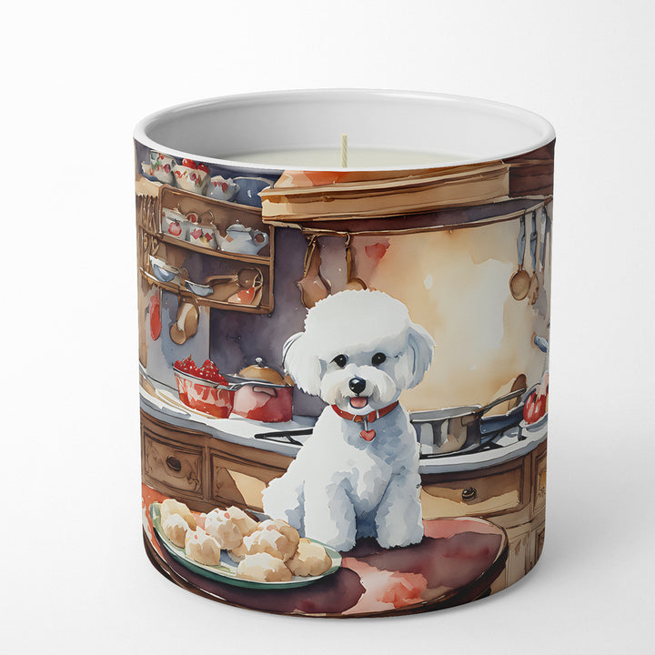 Bichon Frise Christmas Cookies Decorative Soy Candle Image 1