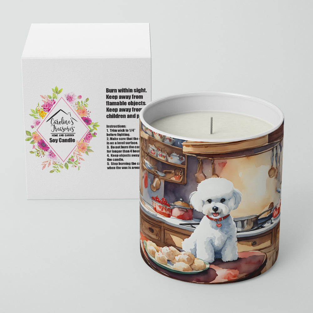 Bichon Frise Christmas Cookies Decorative Soy Candle Image 2