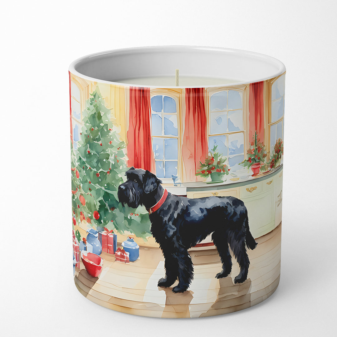 Giant Schnauzer Christmas Cookies Decorative Soy Candle Image 1