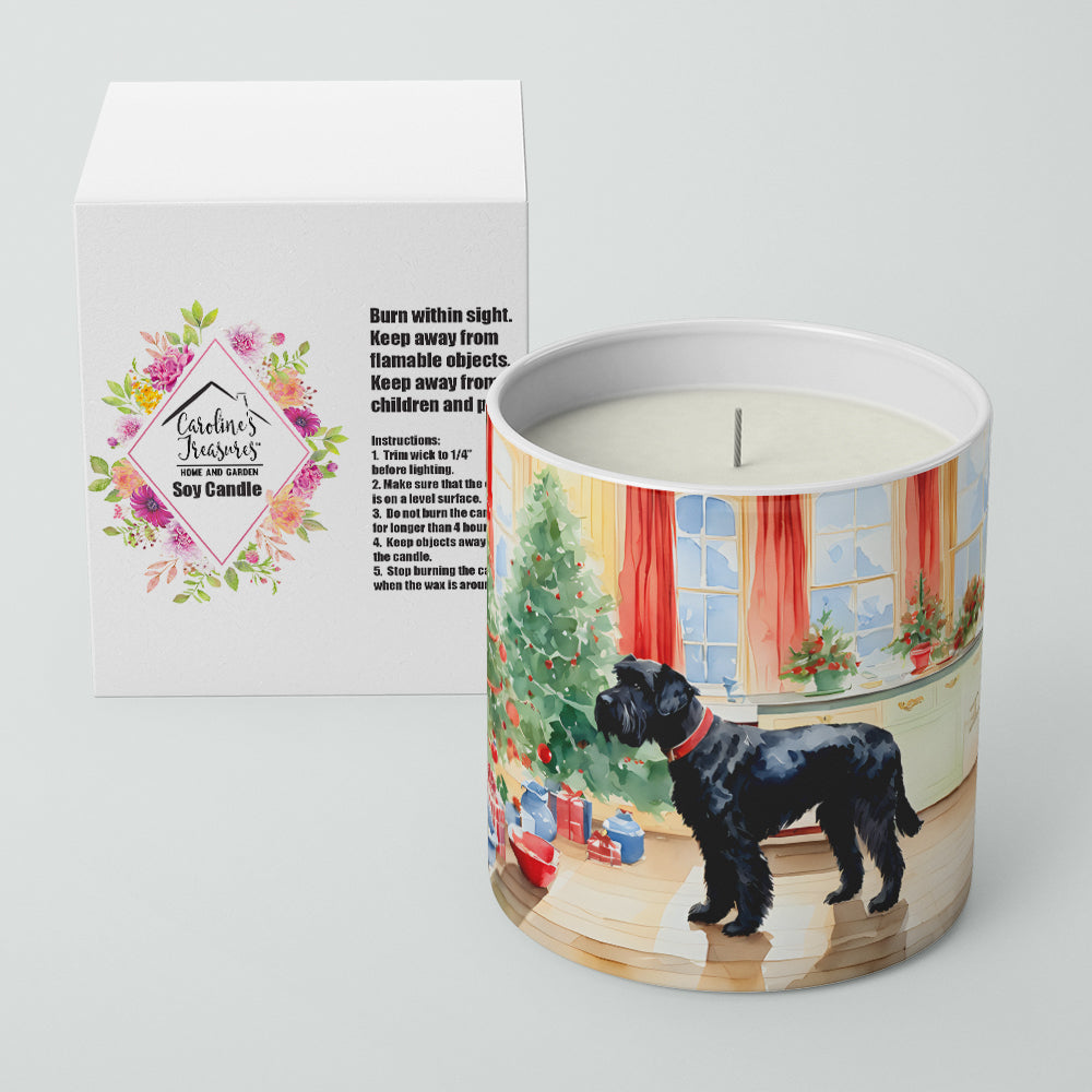 Giant Schnauzer Christmas Cookies Decorative Soy Candle Image 2