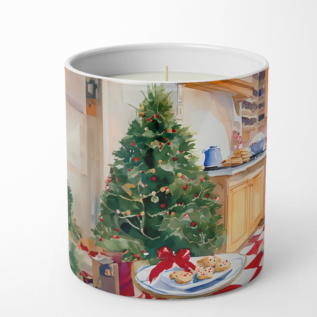 Golden Retriever Christmas Cookies Decorative Soy Candle Image 3