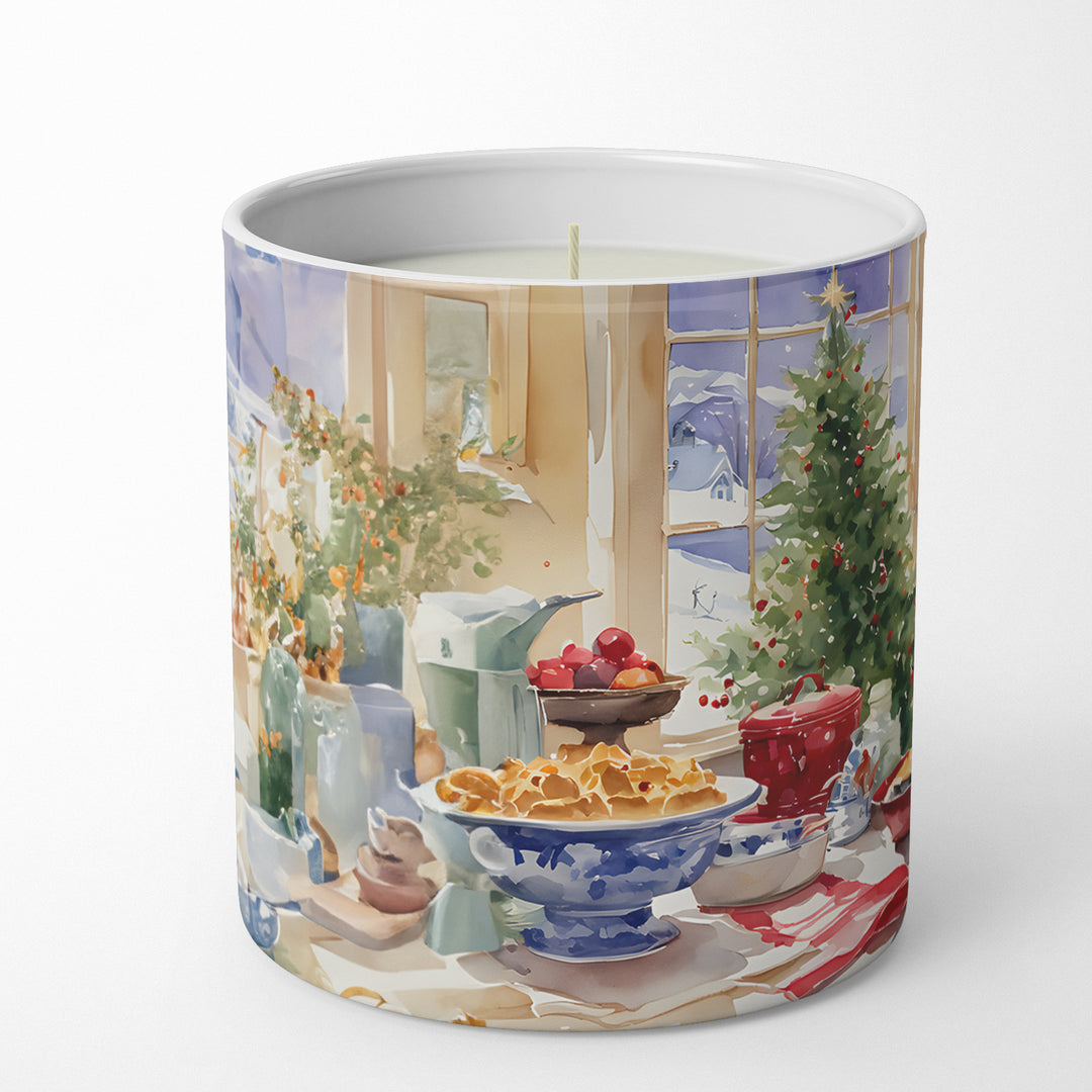 Golden Retriever Christmas Cookies Decorative Soy Candle Image 3