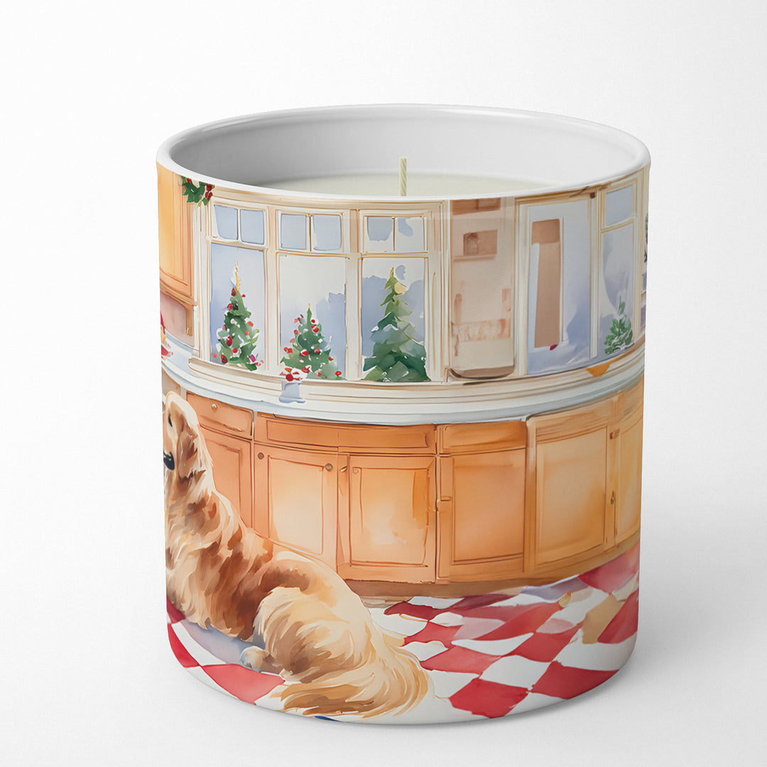 Golden Retriever Christmas Cookies Decorative Soy Candle Image 5