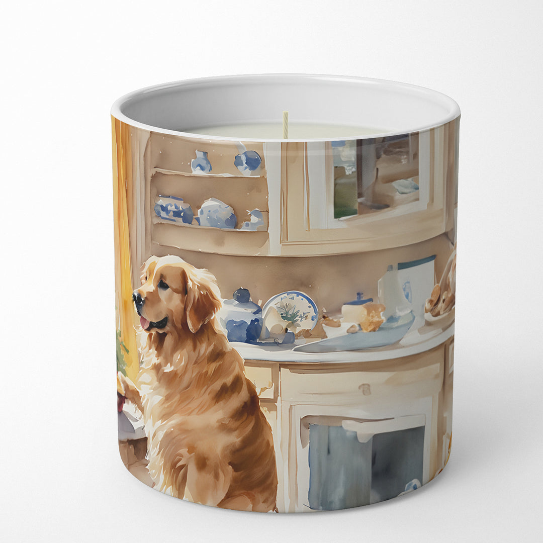 Golden Retriever Christmas Cookies Decorative Soy Candle Image 5