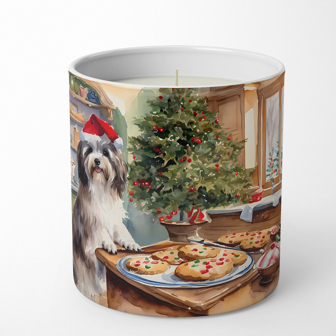 Havanese Christmas Cookies Decorative Soy Candle Image 1