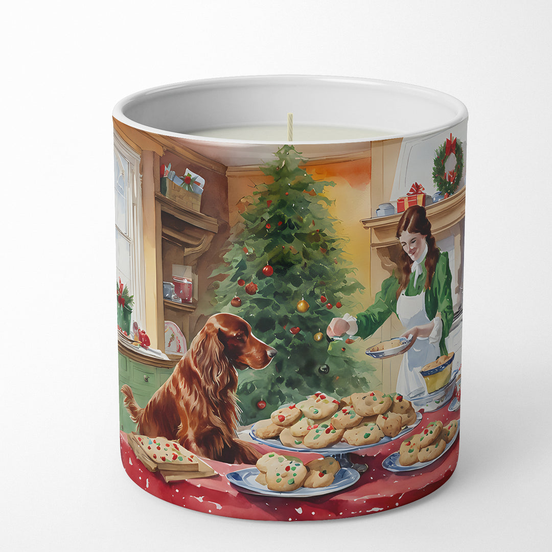 Irish Setter Christmas Cookies Decorative Soy Candle Image 1