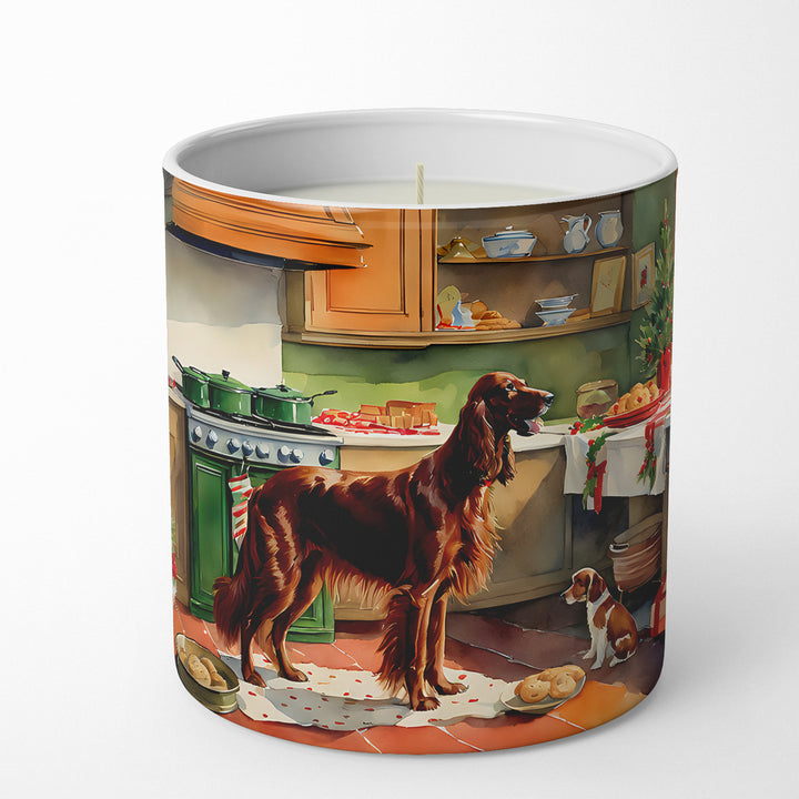 Irish Setter Christmas Cookies Decorative Soy Candle Image 1