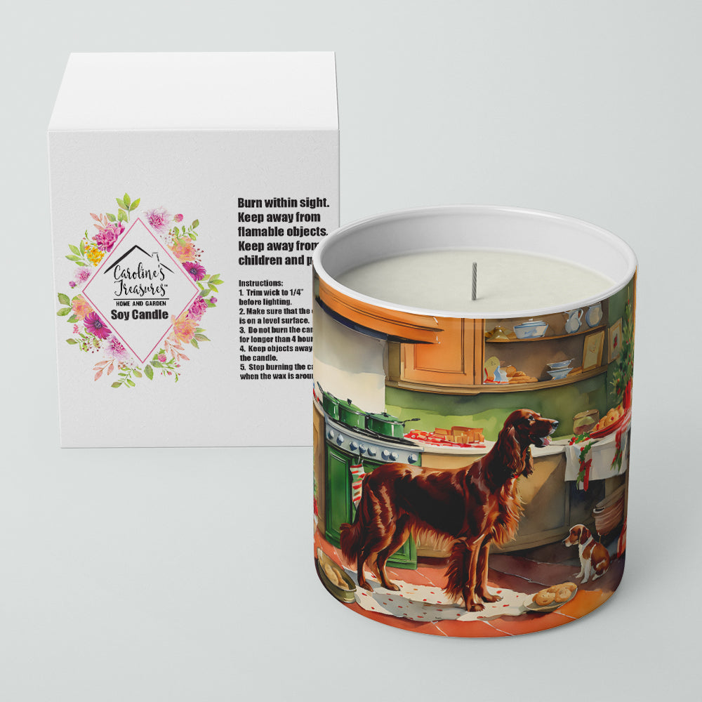 Irish Setter Christmas Cookies Decorative Soy Candle Image 2