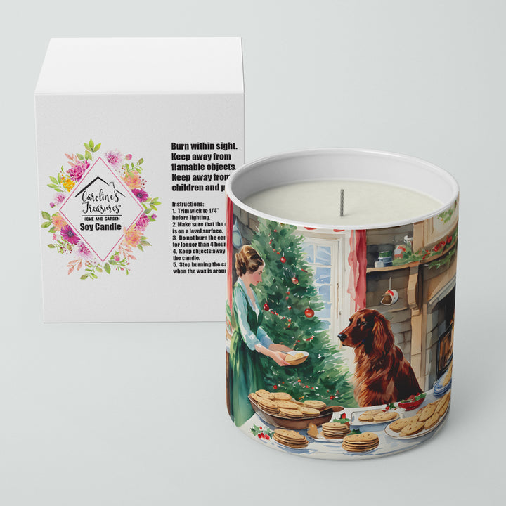 Irish Setter Christmas Cookies Decorative Soy Candle Image 2