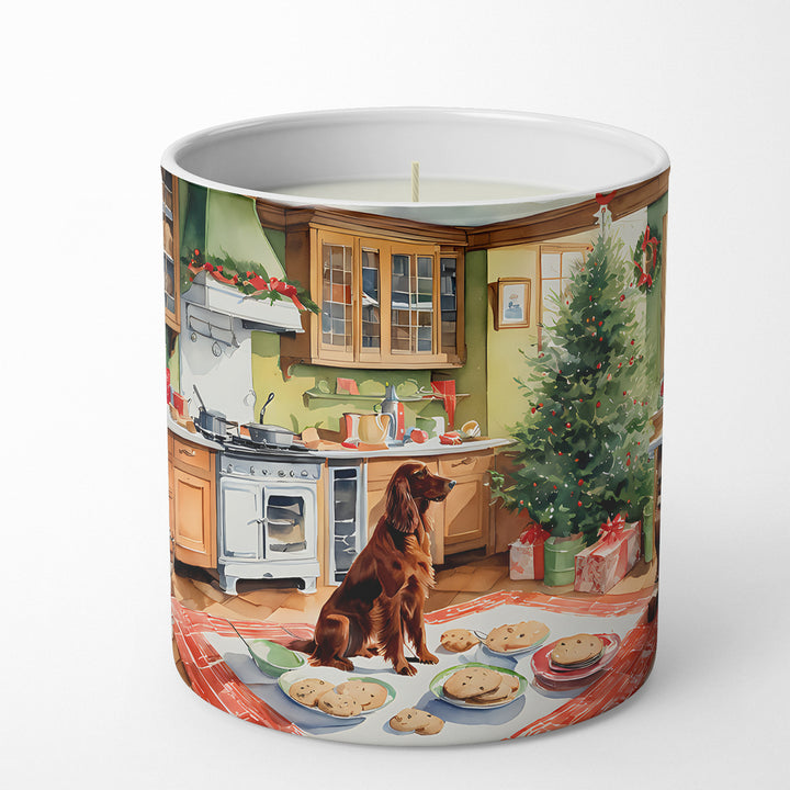 Irish Setter Christmas Cookies Decorative Soy Candle Image 1